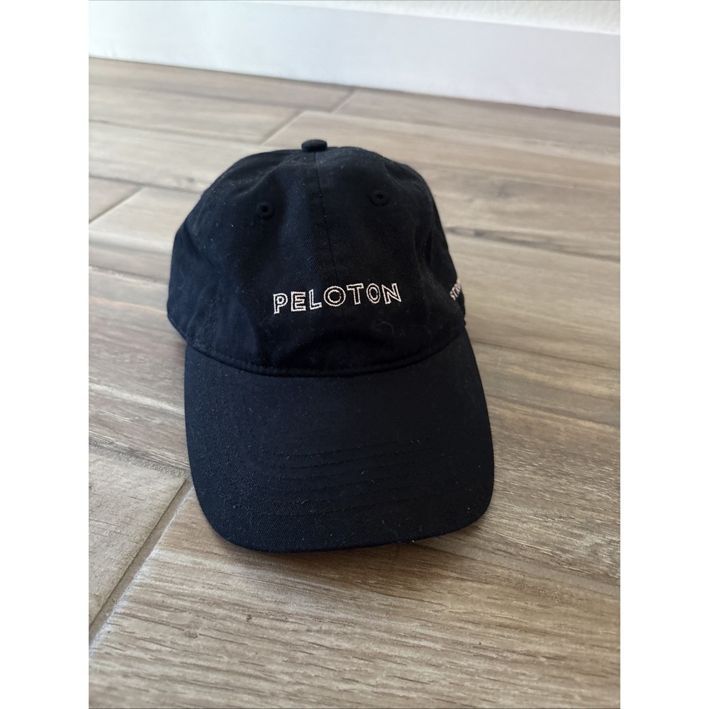 Peloton breast cancer awareness - Stronger hat Black